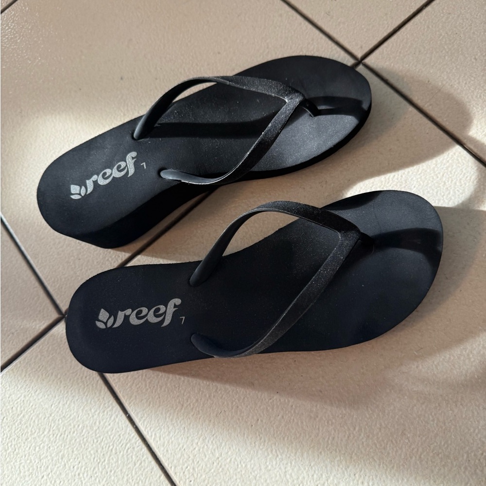 Reef Women's Cushion Cloud Black Sandals